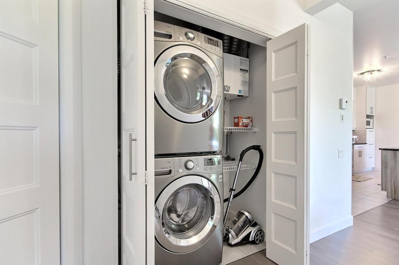 Good Vibes Only -Modern And Spacious 2 Bedroom Condo 4 Beds Free Parking, Gym Québec Exterior foto