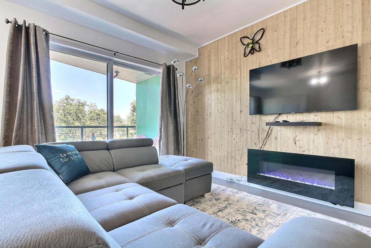 Good Vibes Only -Modern And Spacious 2 Bedroom Condo 4 Beds Free Parking, Gym Québec Exterior foto