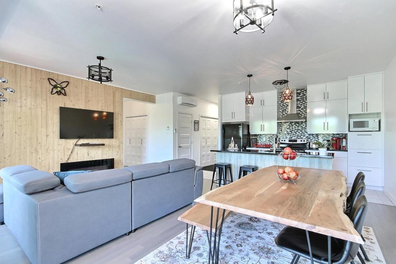 Good Vibes Only -Modern And Spacious 2 Bedroom Condo 4 Beds Free Parking, Gym Québec Exterior foto