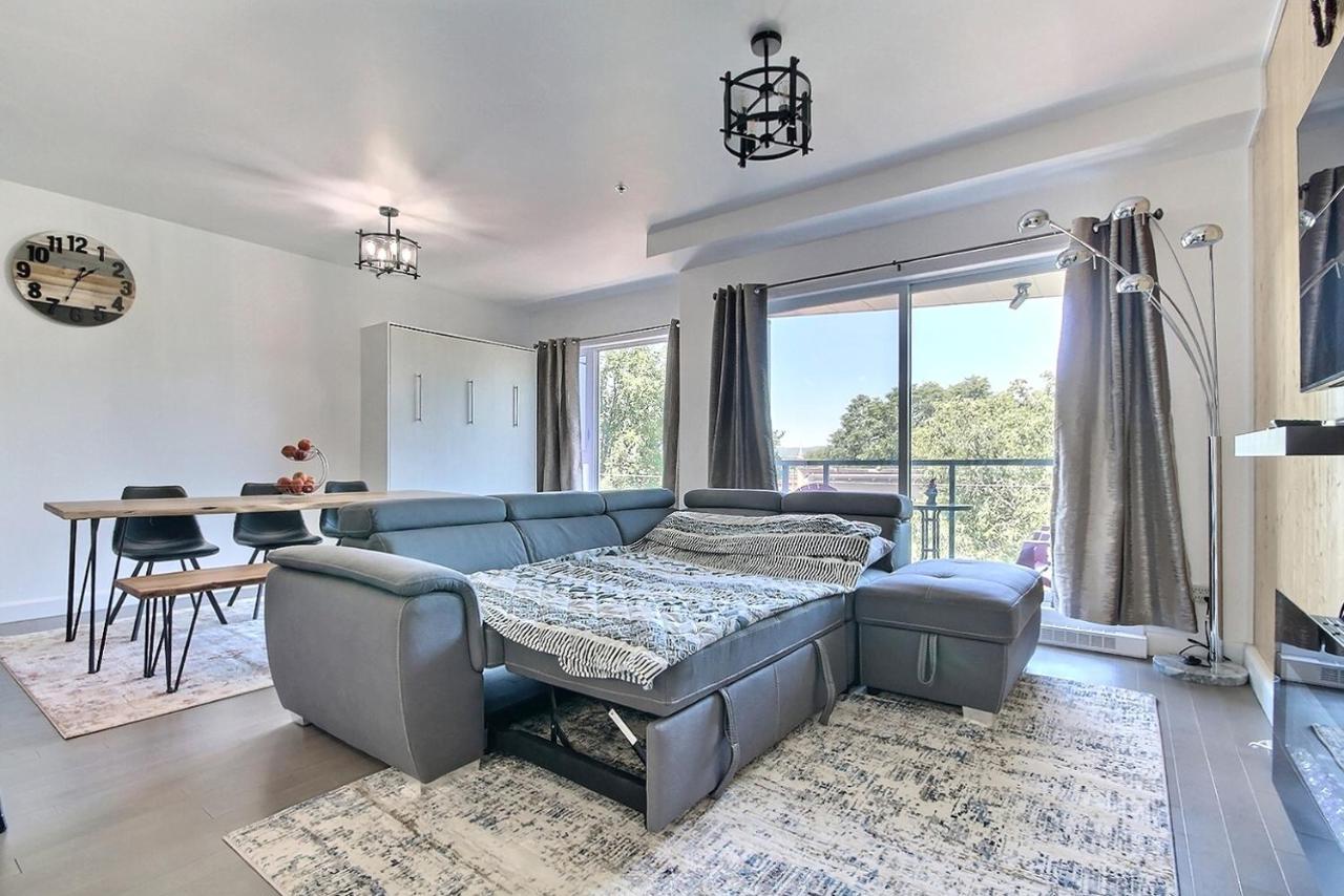Good Vibes Only -Modern And Spacious 2 Bedroom Condo 4 Beds Free Parking, Gym Québec Exterior foto