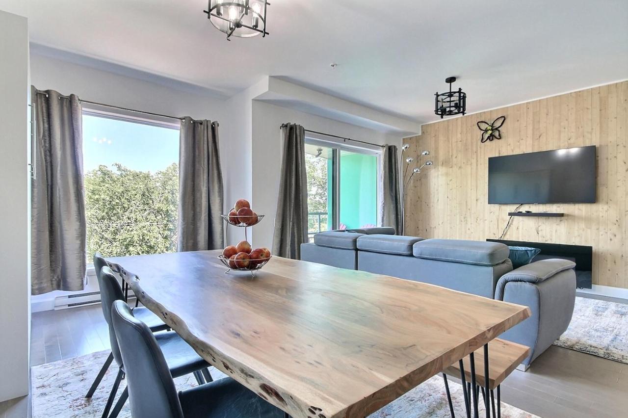 Good Vibes Only -Modern And Spacious 2 Bedroom Condo 4 Beds Free Parking, Gym Québec Exterior foto